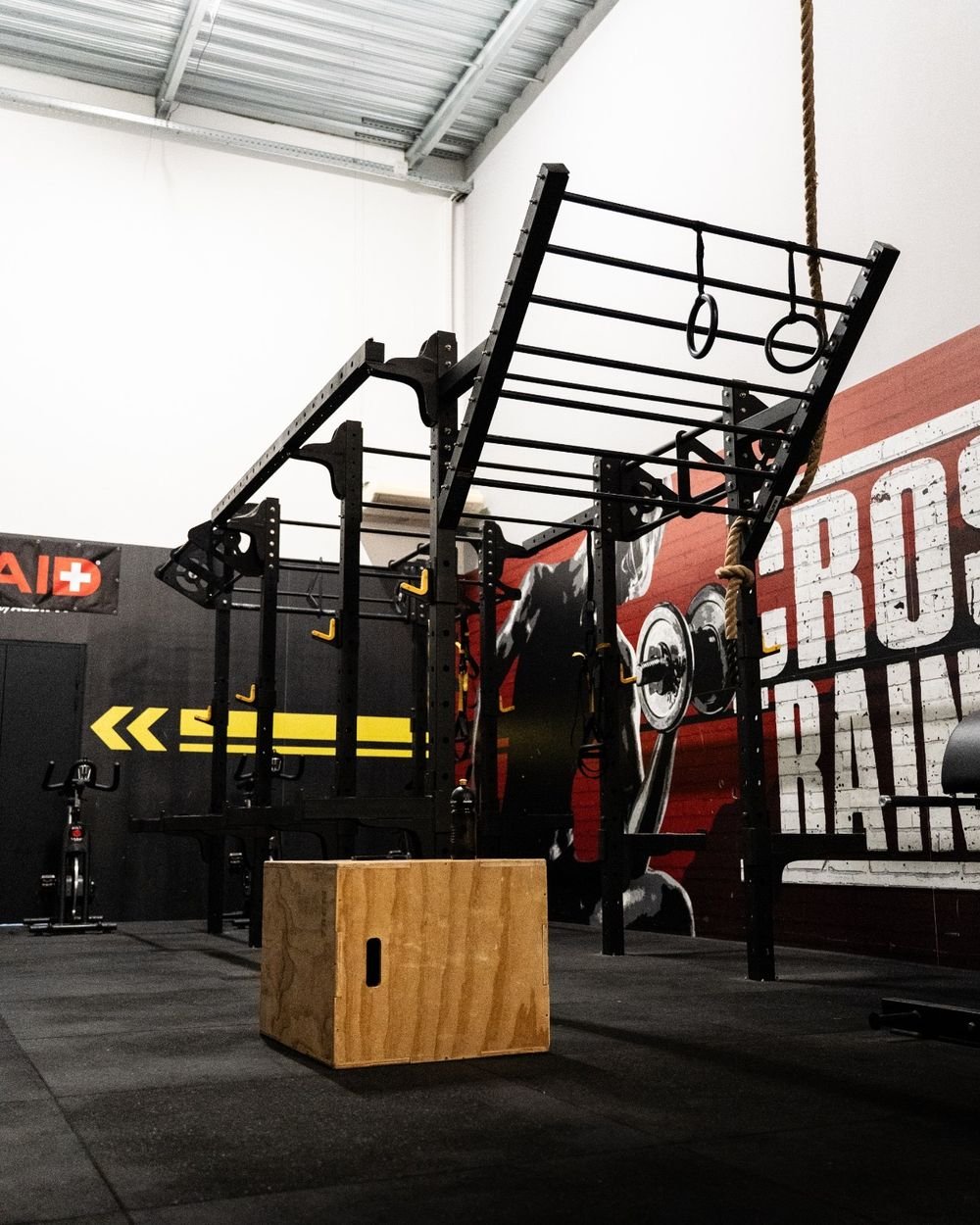 L'espace de préparation physique du Tactical Fight Team Albi
